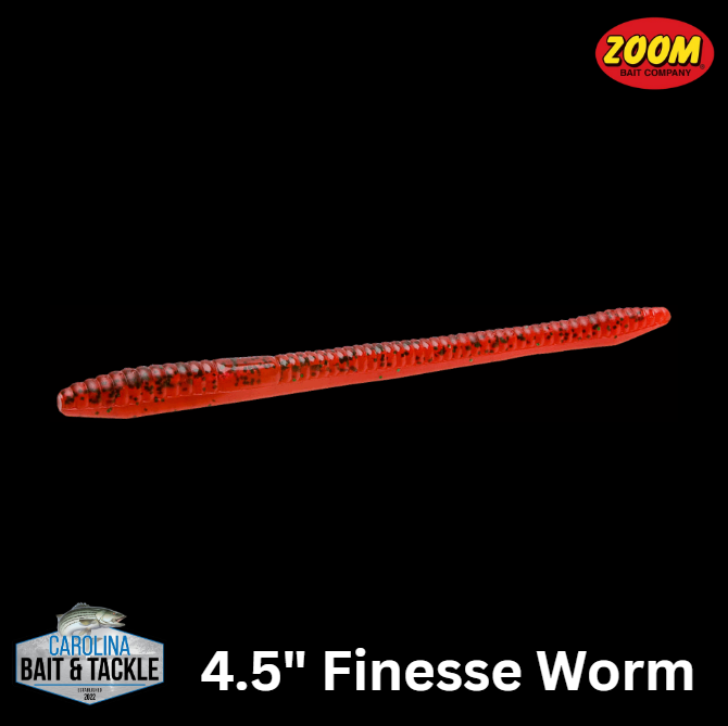Zoom Finesse Worm  4 1/2" 20Pk