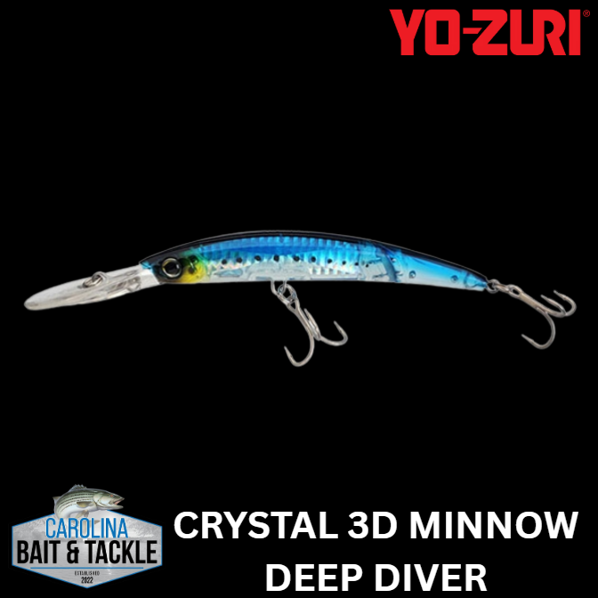 Yo-Zuri Crystal 3D Minnow Deep Diver Jointed (F)