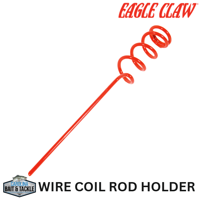 Eagle Claw WIRE COIL ROD HOLDER SIZE LARGE 1PK