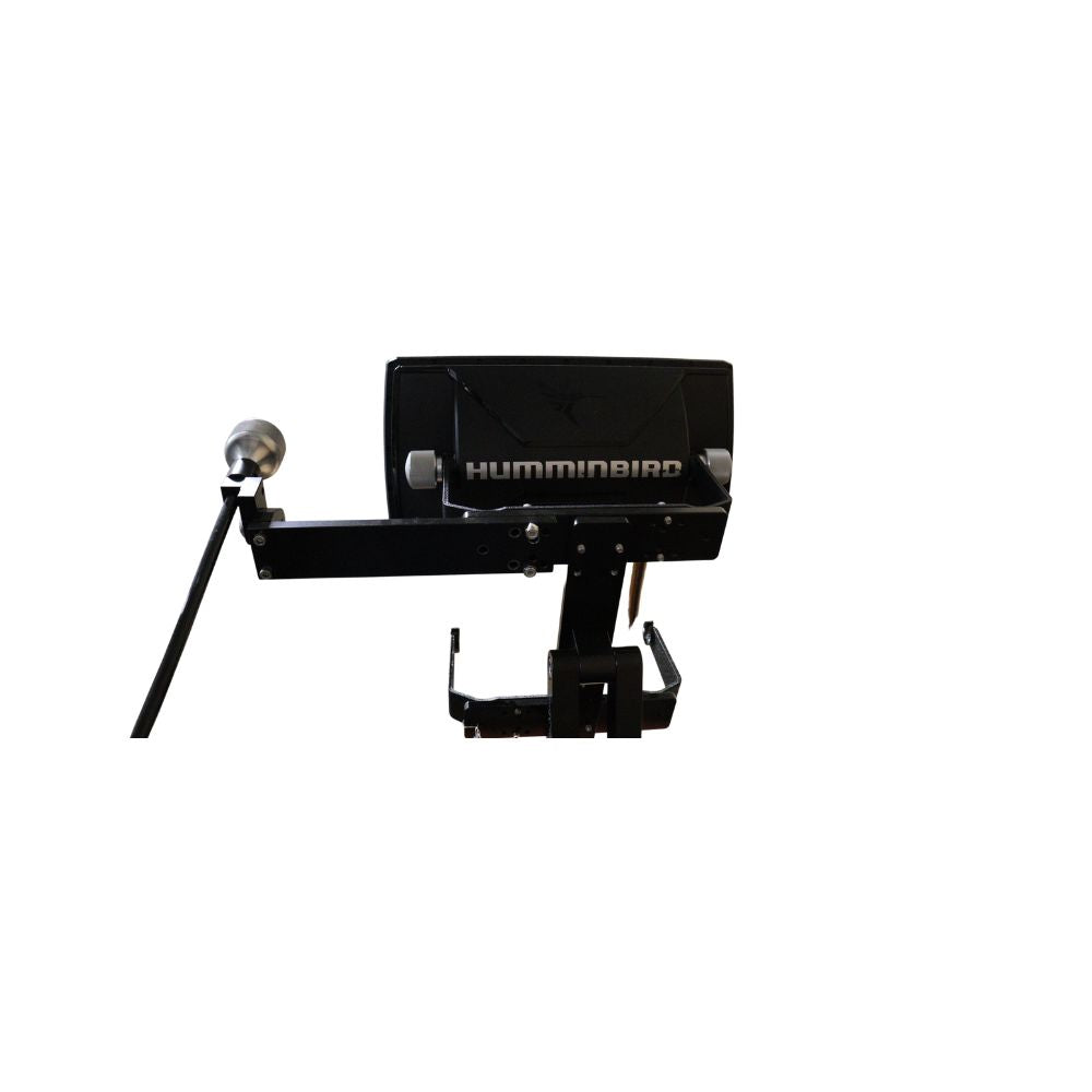 Cornfield Cable Steer, Manual Knob-Steer Forward-Facing Sonar Transducer Mount, LiveScope / ActiveTarget / MEGA Live
