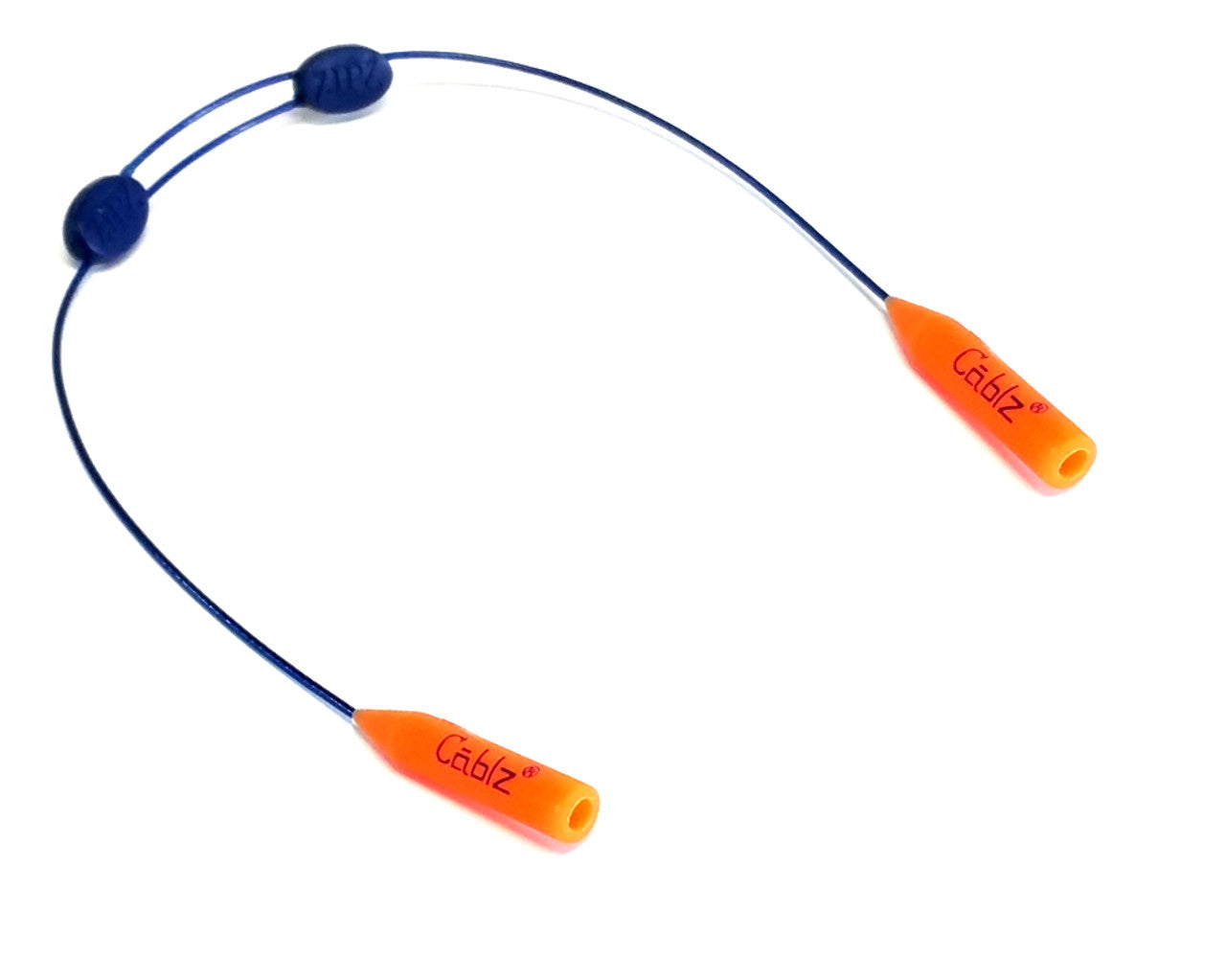 Cablz ZIPZ Eyewear Retainer Orange Blue