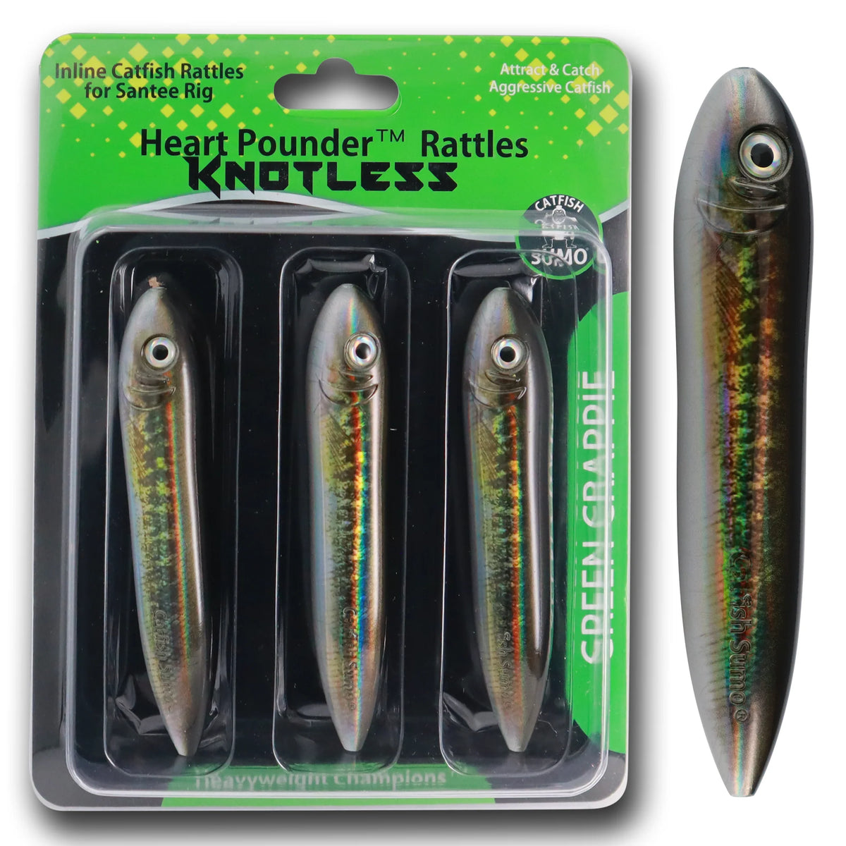 Catfish Sumo Knotless Inline Rattle 5" additional view 2