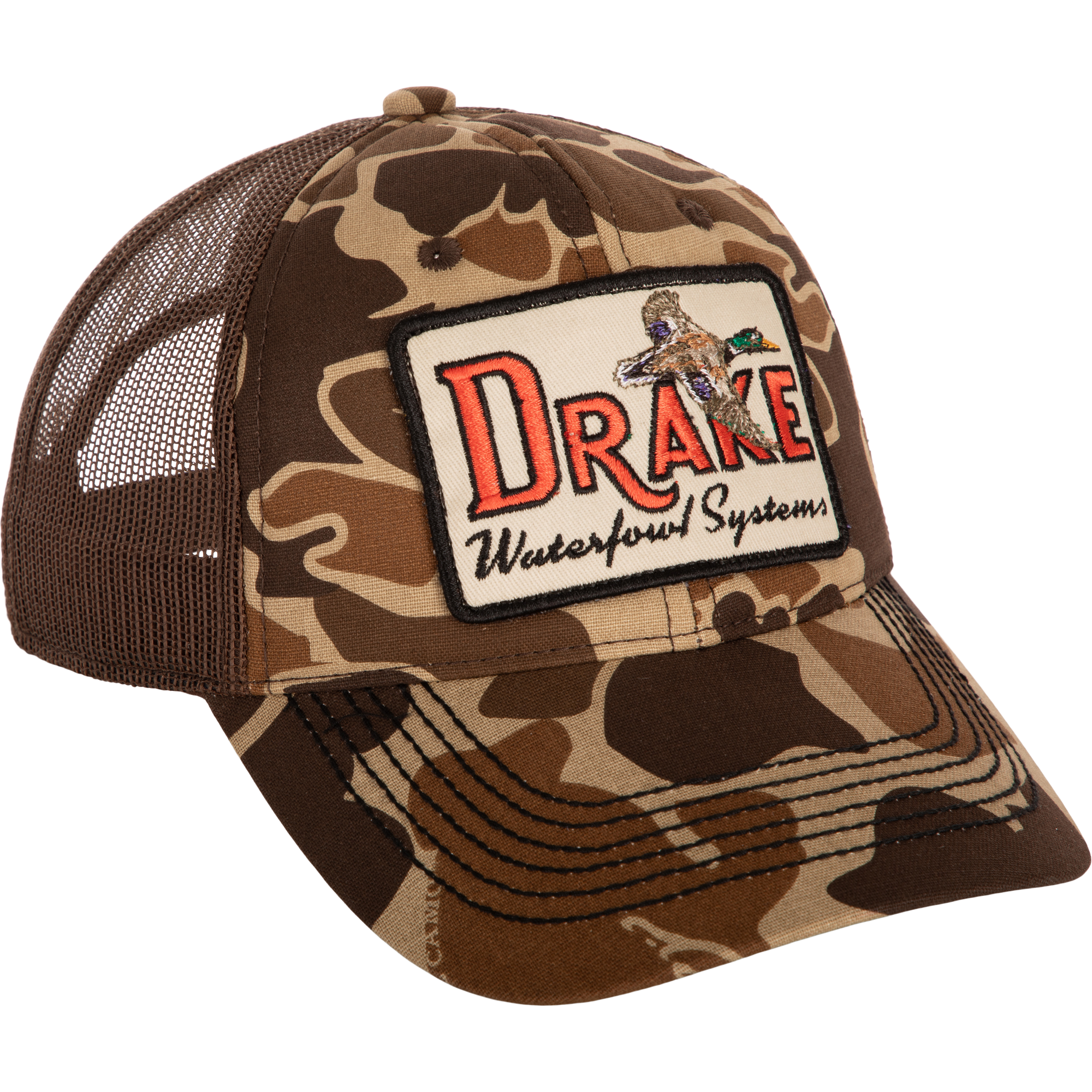 Drake Square Patch Foam Front Ball Cap Old School OSFM
