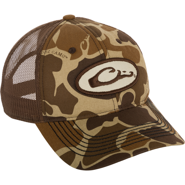 Drake Oval Logo Foam Front Ball Cap Old School OSFM