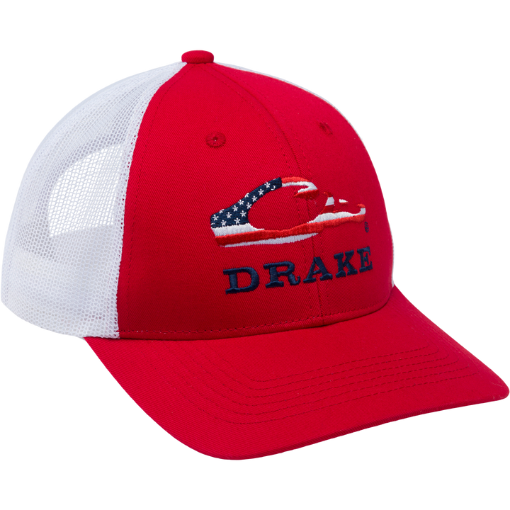Drake Americana Cap Red OSFM