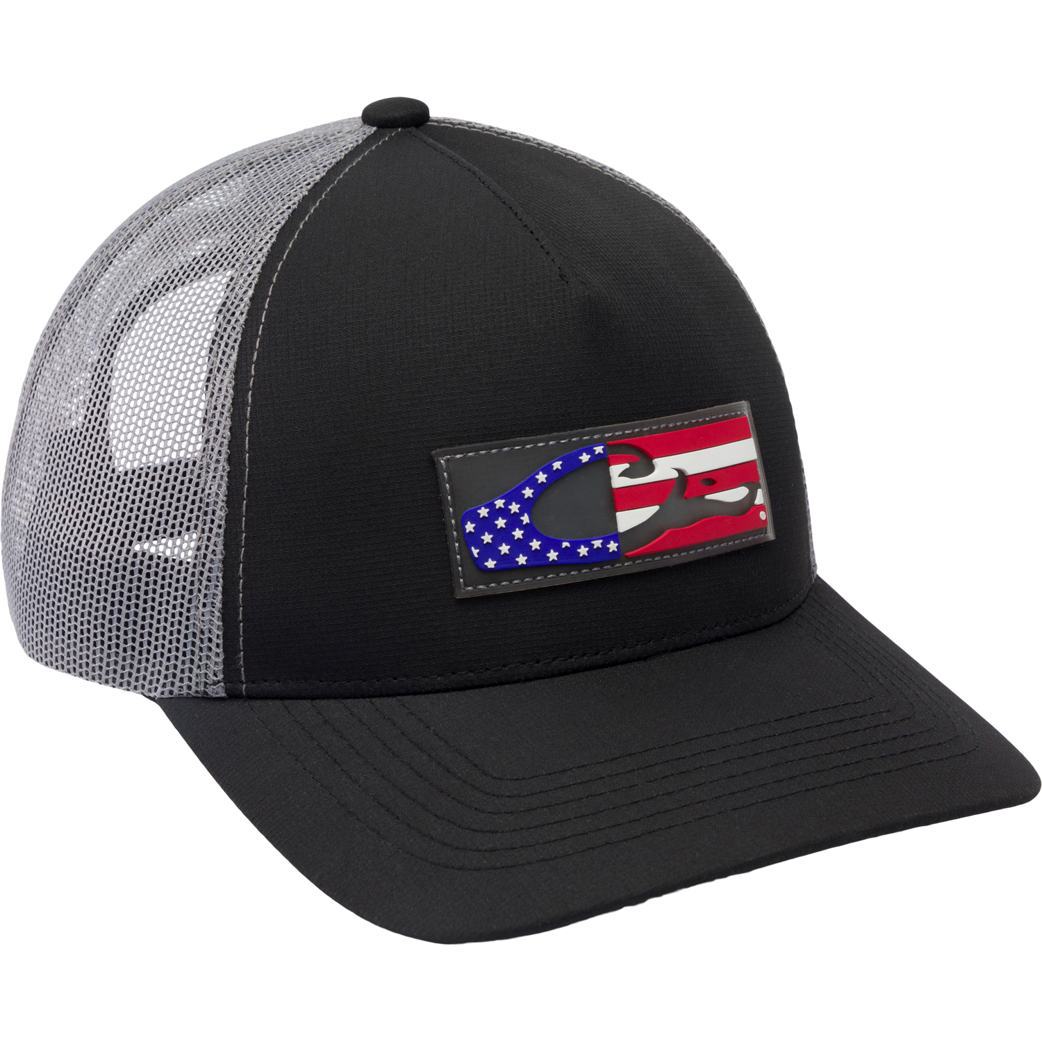 Drake Drake Americana Flag Mesh Back Cap Black-Charcoal OSFM