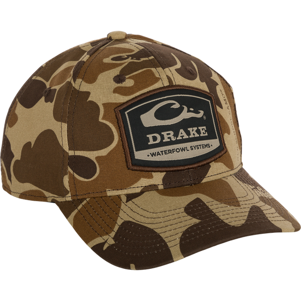 Drake 6 Panel Badge Cap Old School OSFM