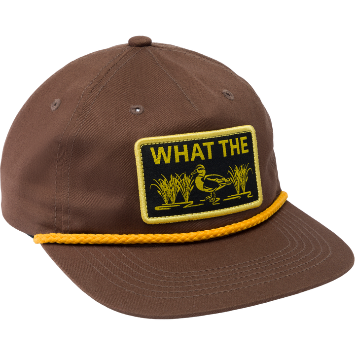 Drake Drake What The Duck Rope Cap Brown OSFM