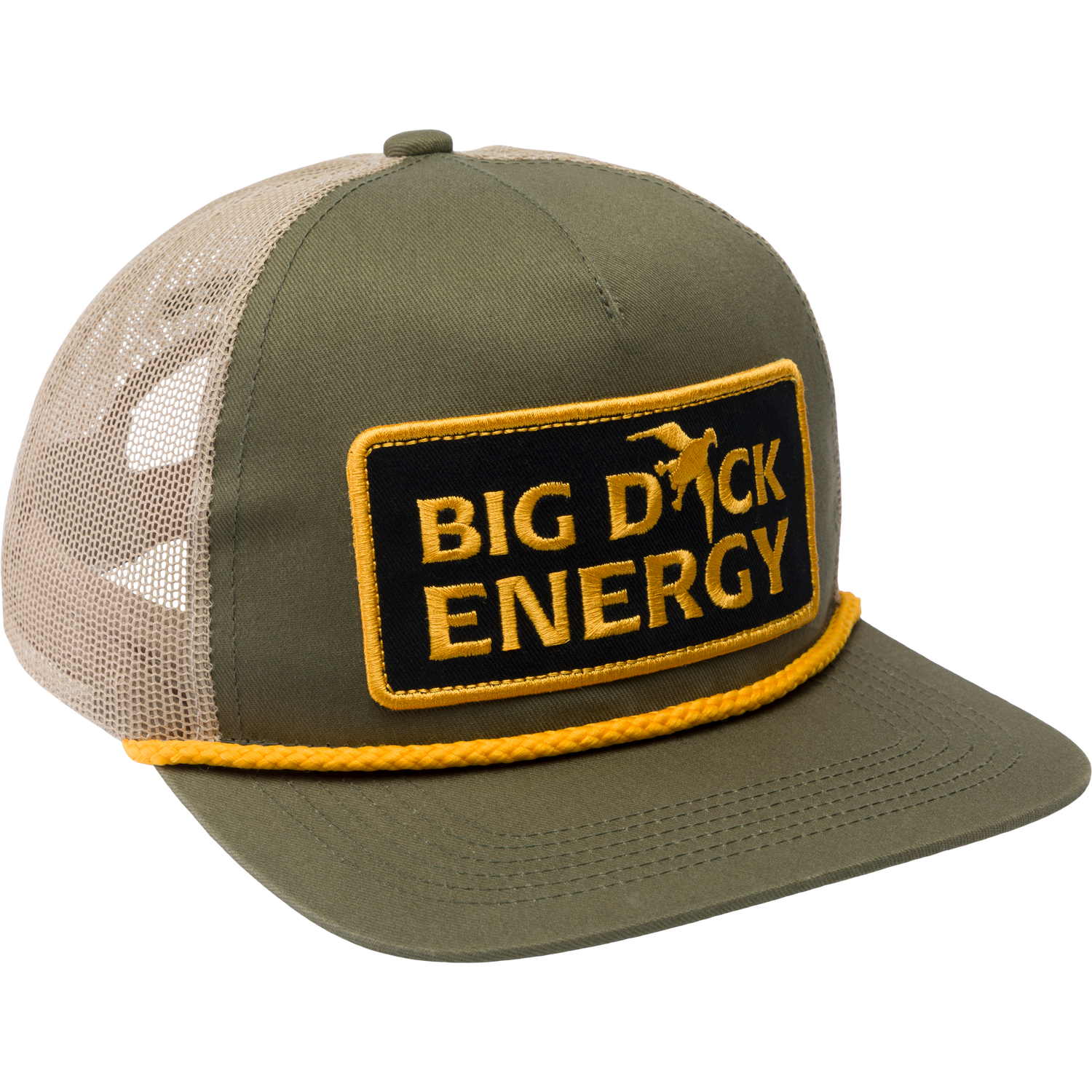 Drake Drake Big Duck Energy Mesh Back Rope Cap Loden-Tan OSFM
