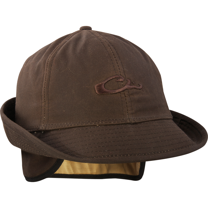 Drake Wax Canvas Jones Hat Brown