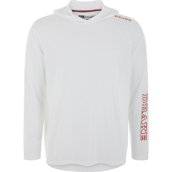 Drake Drake Lakeshore Performance LS Hoodie White