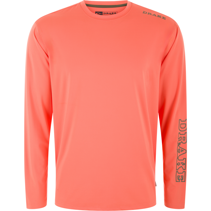 Drake Drake Lakeshore Performance LS Crew Coral Quartz