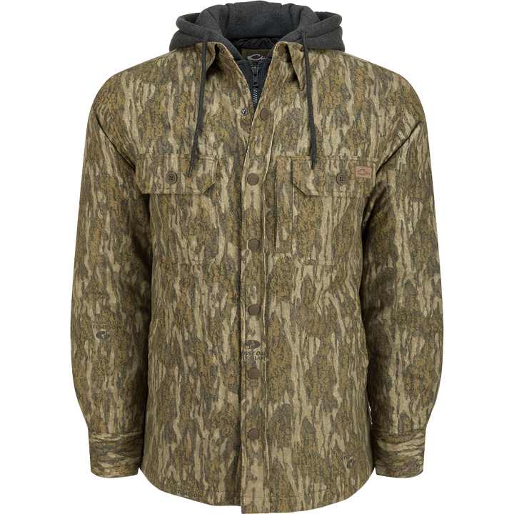 Drake The Campfire Flannel Hoodie Bottomland