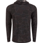 Drake Hunter Creek Bamboo Old School Hoodie LS - Old School Black