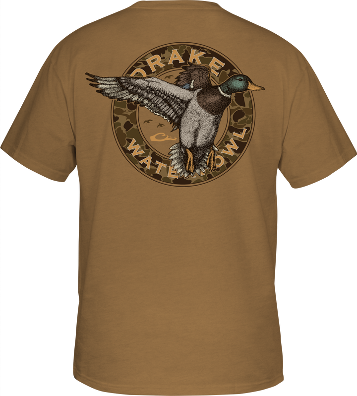 Drake Circle Mallard T SS Medal Bronze Heather