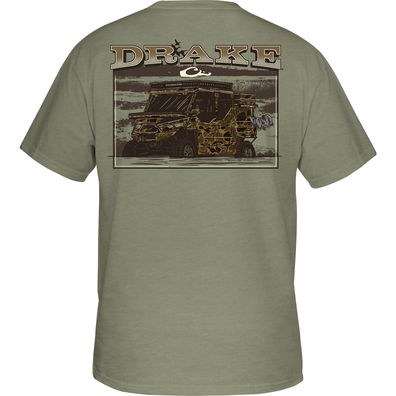Drake Mud Cart T SS Sage Light Heather