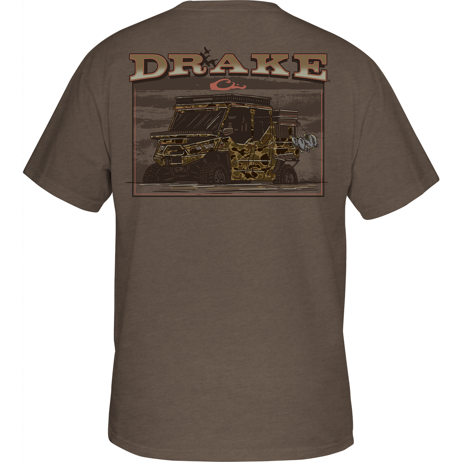 Drake Mud Cart T SS Walnut Dark Heather