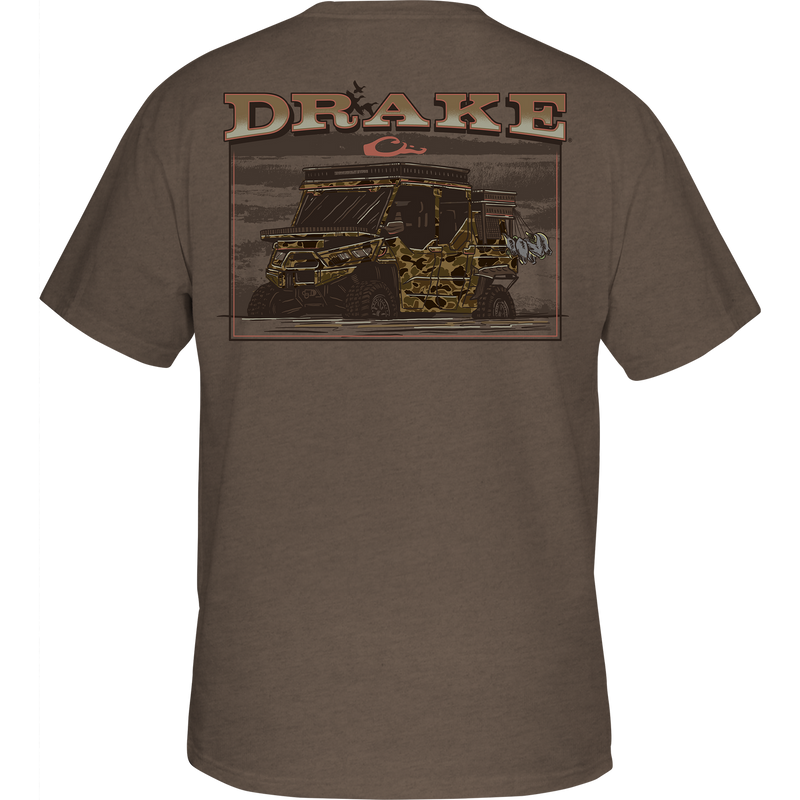 Drake Mud Cart T SS Walnut Dark Heather