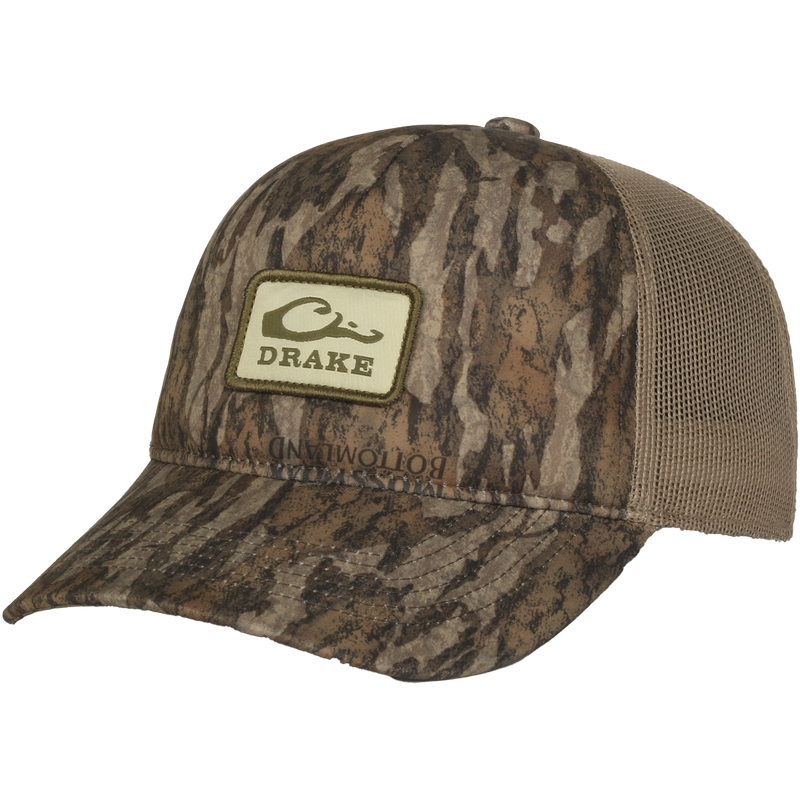 Drake Foam Trucker Logo Cap Bottomland OSFM