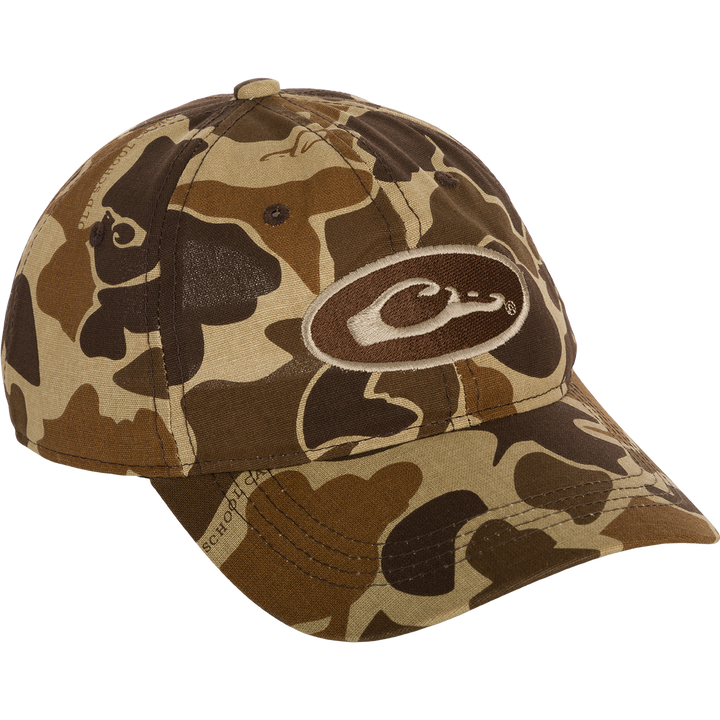 Drake Cotton Camo Cap Old School OSFM
