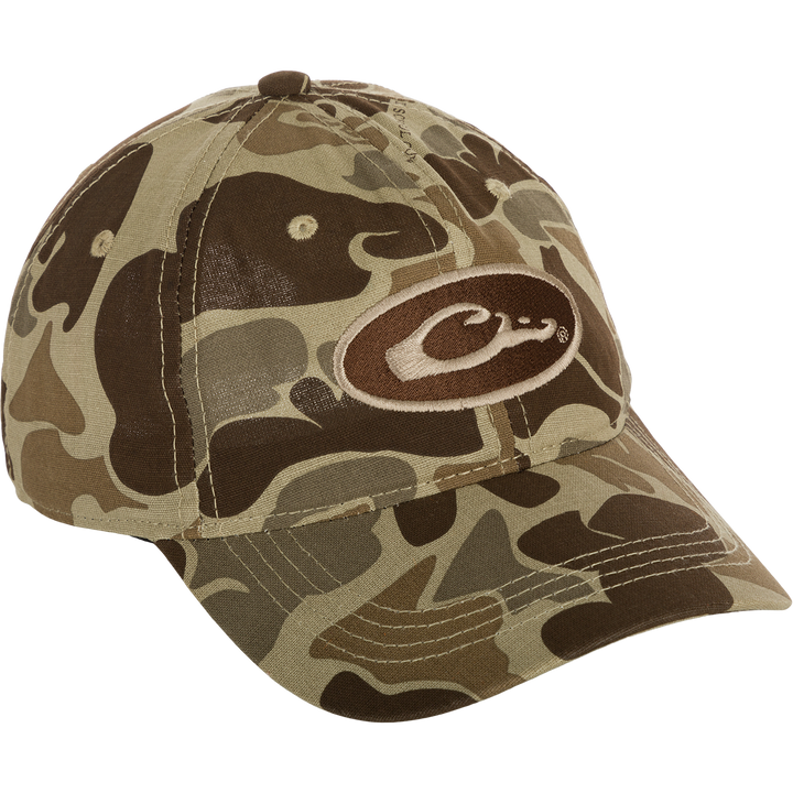 Drake Cotton Camo Cap Old School Timber OSFM