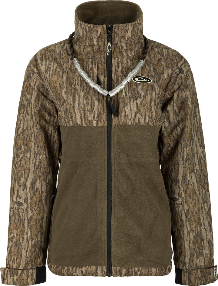 Drake Women's MST Eqwaderplus Full Zip Bottomland