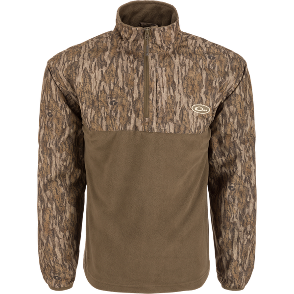 Drake Refuge Eqwader 1/4 Zip Bottomland