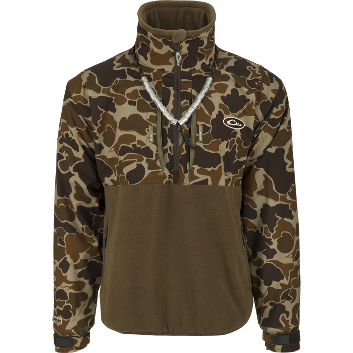 Drake Guardian Flex Fleece Eqwader 1/4 Zip Old School