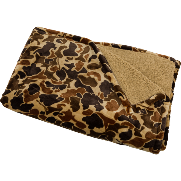 Drake Old School Fleece Blanket Old School 60In X 84In
