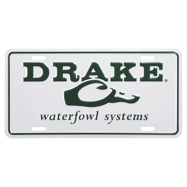 Drake License Plate White OSFM
