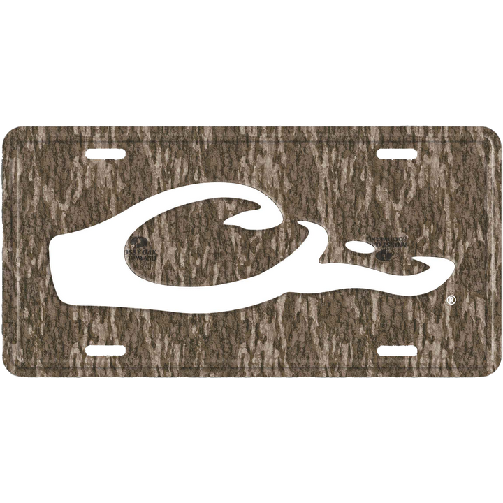 Drake Head License Plate Original Bottomland OSFM