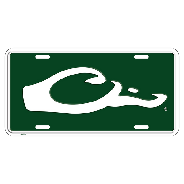 Drake Head License Plate Green OSFM