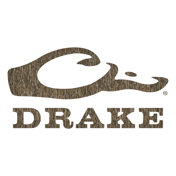 Drake Drake Logo Window Decal (5in X 2.5in) Bottomland OSFM