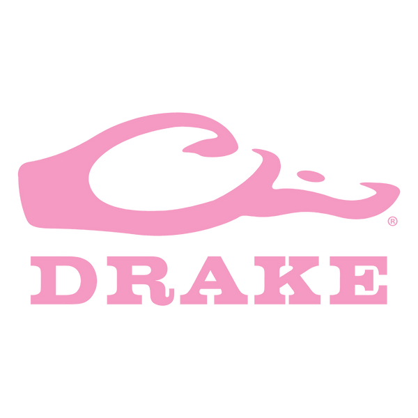 Drake Logo Window Decal (5In X 2.5In) Pink OSFM
