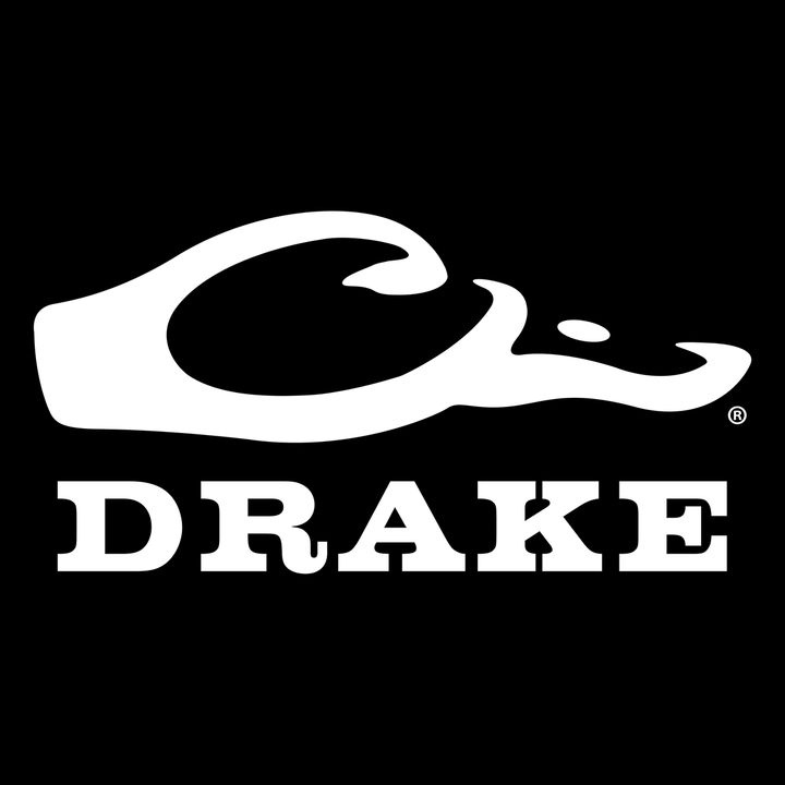 Drake Drake Logo Window Decal (5in X 2.5in) White OSFM