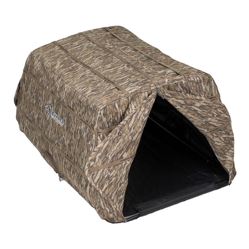Cupped Waterfowl Dog Blind Mossy Oak Bottomland