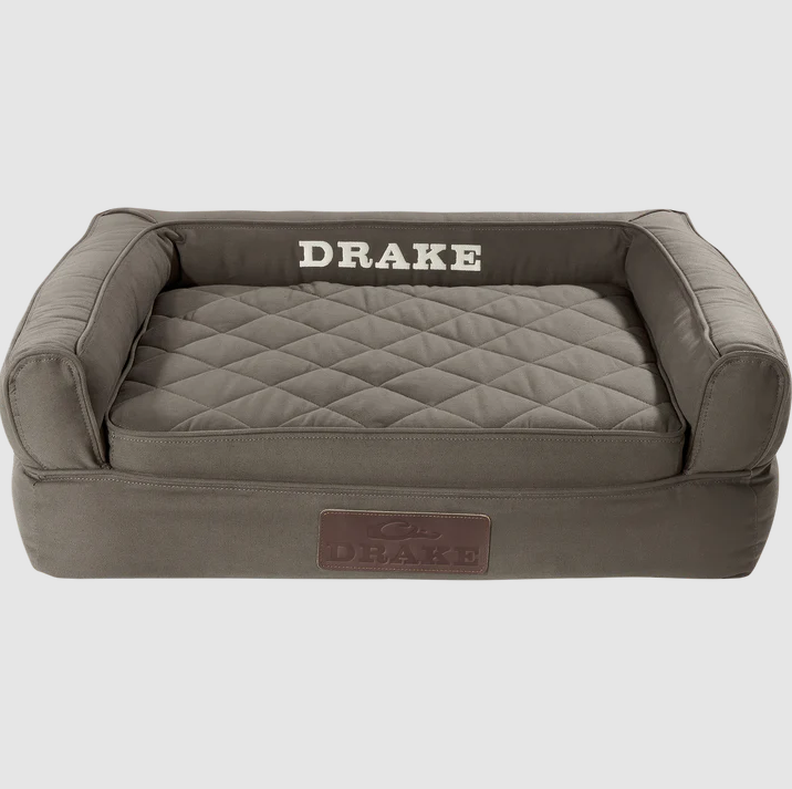 Drake Gun Dog Landing Zone Premium Canvas Dog Couch Green Timber
