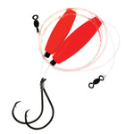 Eagle Claw Catfish Santee Rig Size 8/0 Red/Green 2Pk