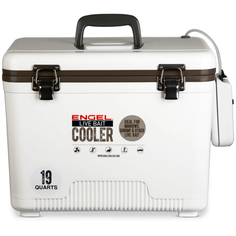 Engel Live Bait Cooler White W/ Net