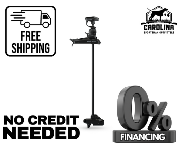 Garmin Force Kraken Trolling Motor | Black 75" Shaft | 100 lb Thrust | GT56UHD-TR Included