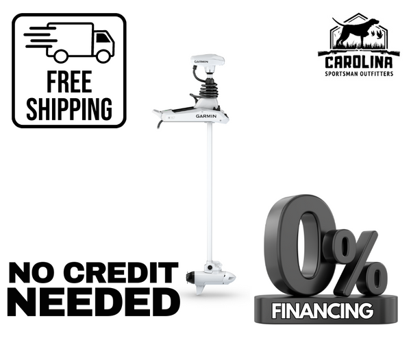 Garmin Force Kraken Trolling Motor | White 90" Shaft | 100 lb Thrust | Saltwater