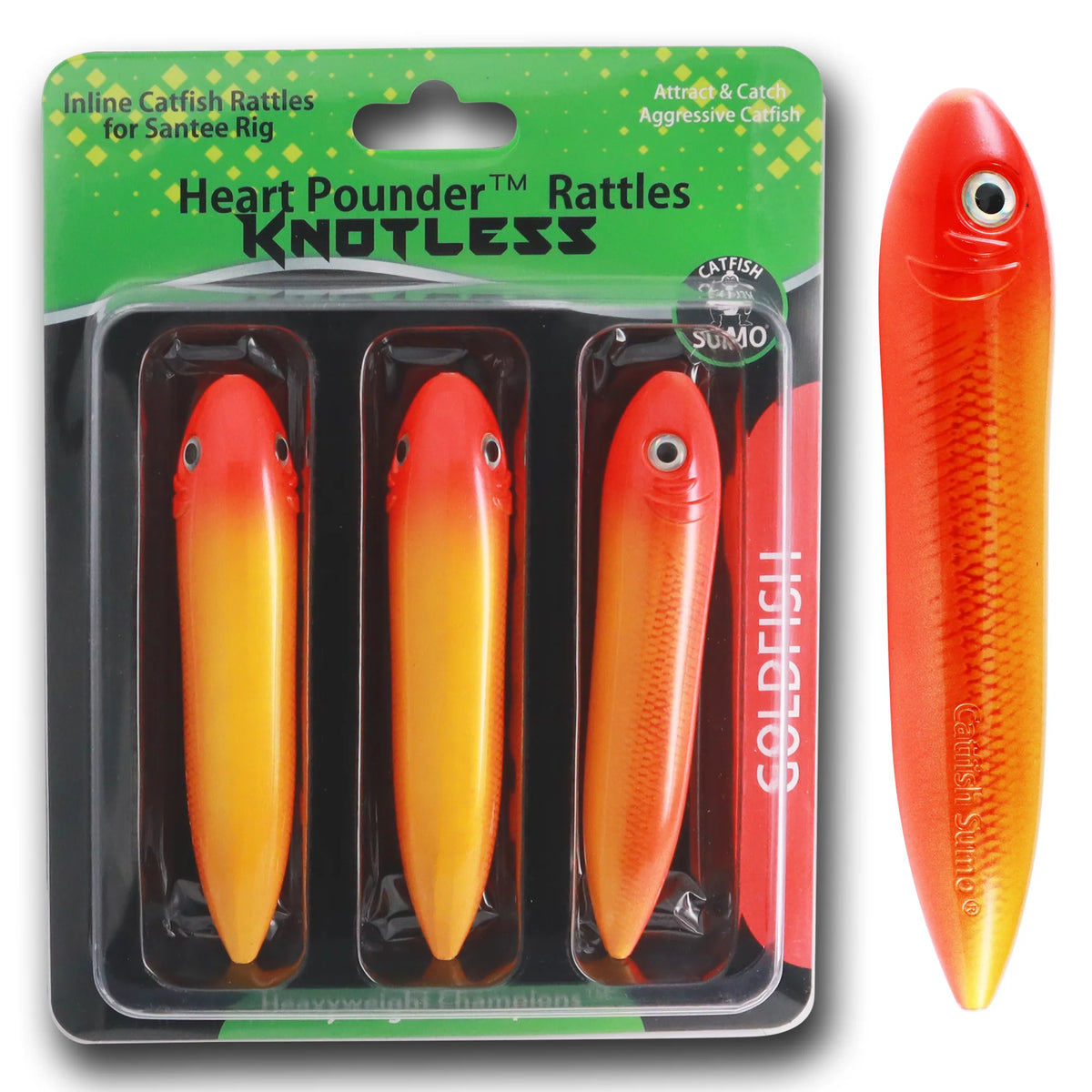 Catfish Sumo Knotless Inline Rattle 5"
