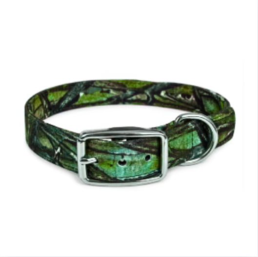 Green Camo 16x3/4 D Ring Collar