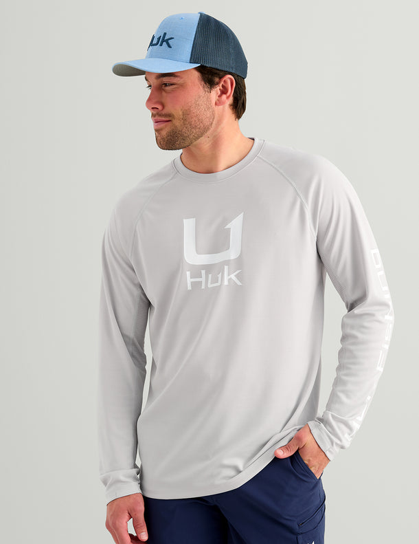 Huk Mens Icon Ls Crew
