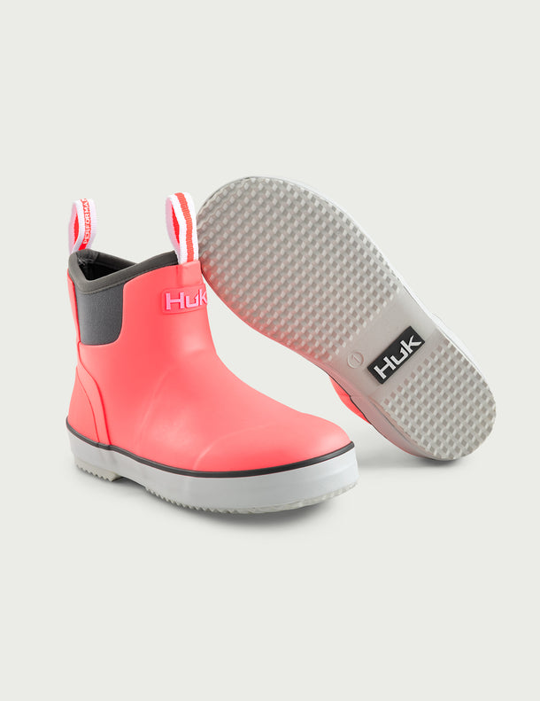 Huk Kid's Rogue Wave - Neon Coral
