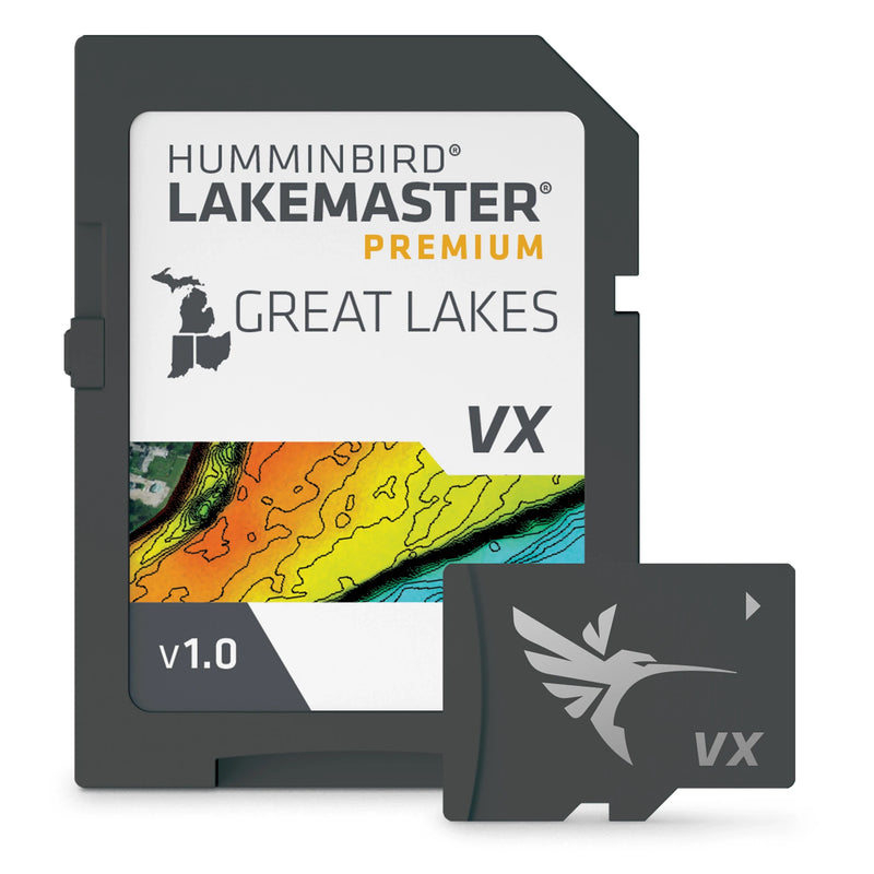 Humminbird LakeMaster VX Premium lake map card