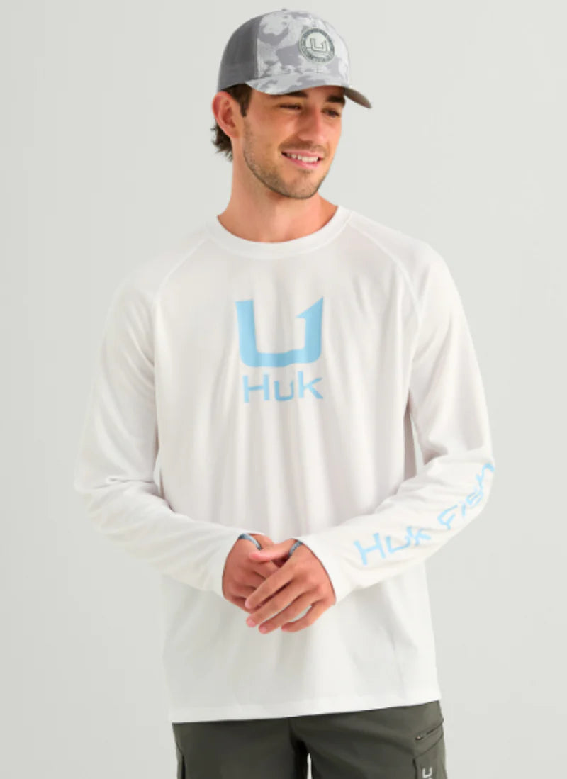 Huk Mens Icon Ls Crew additional view 2