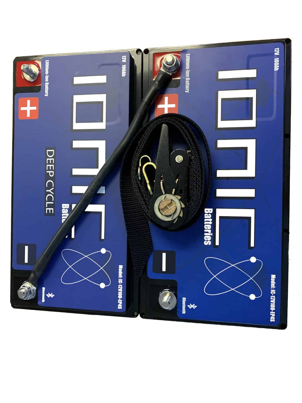 Ionic 12in 4AWG RED Battery Cable