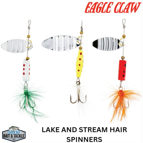 Eagle Claw HAIR SPINNERS 3PK