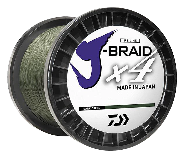 Daiwa J-Braid X4 4 Strand Braided Line